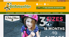 Desktop Screenshot of kidsbalancebikes.com